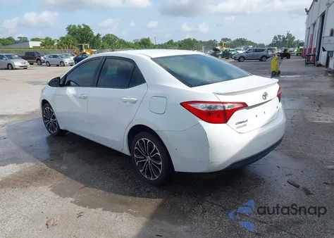 2015 Toyota Corolla S Plus from USA, damaged, VIN 2T1BURHE2FC470840